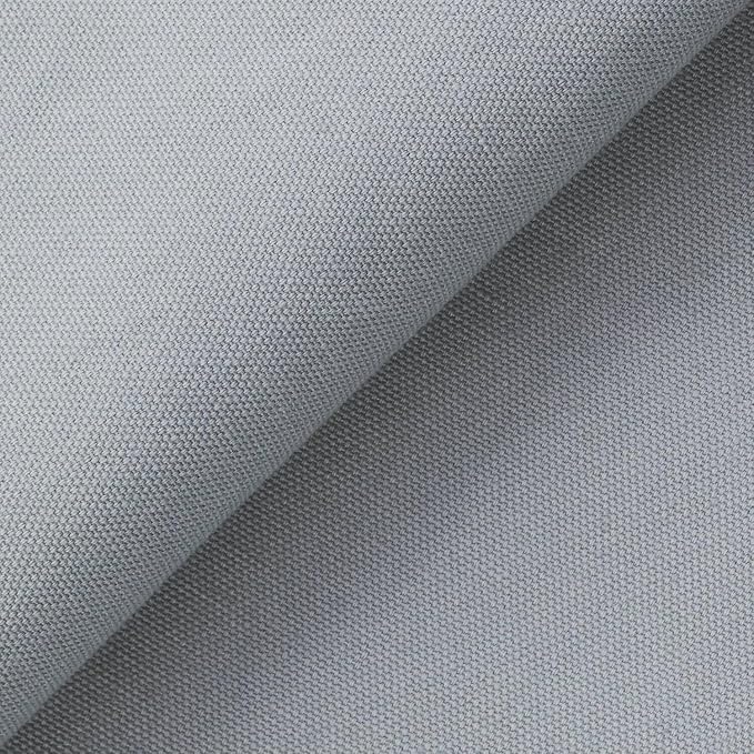 Cotton Duck Canvas Fabric Heavy Duty Outdoor 10 Oz Thick Cloth Material By The Yard & Roll Wholesale - Silver (1 Yard) by FWD
