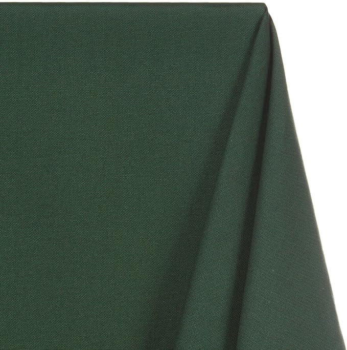 Cotton Duck Canvas Fabric Heavy Duty Outdoor 10 Oz Thick Cloth Material By The Yard & Roll Wholesale - Hunter Green (1 Yard) - Image 2