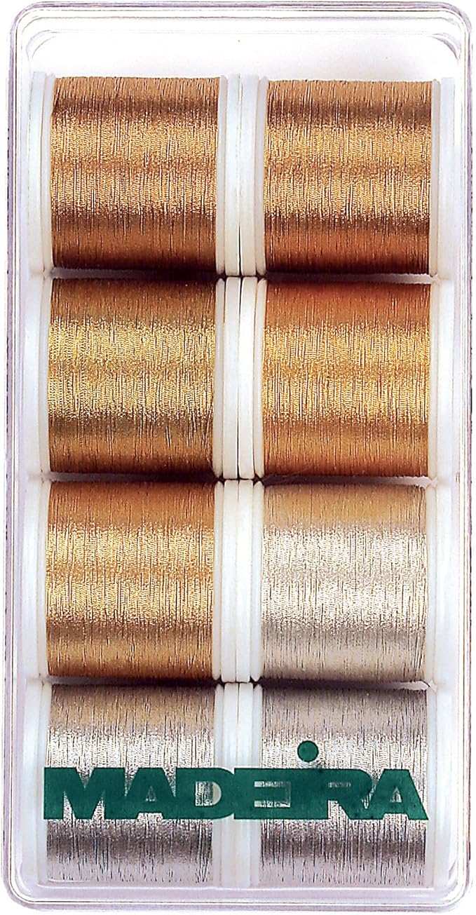 Madeira 40 Heavy Metal Gift Box 8ct Thread Set, Assorted by Unknown