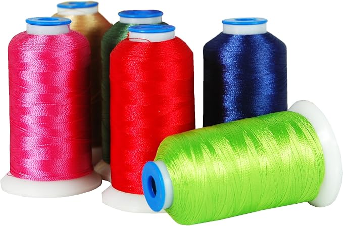 ThreadArt Ultimate Embroidery Starter Kit, 160 Cones + Stabilizer & Bobbin | Machine embroidery starter kit with polyester thread, stabilizer, bobbins and rack. Works with all embroidery machines. - Image 9