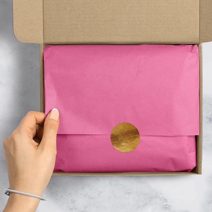 Jillson Roberts Bulk 20 x 30 Inches Recycled Tissue, Magenta, 480 Unfolded Sheets (BFT10) - Image 3