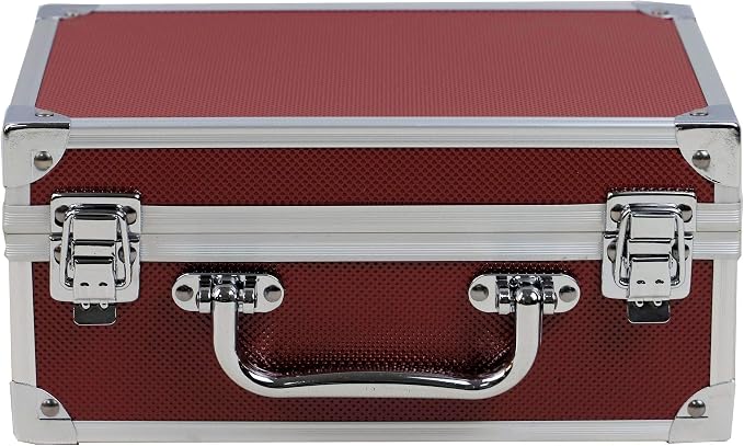 Ursae Minoris Elite Red Aluminum Box with Handle for 30 Certified or Certified-Style Coin Holders NGC, PCGS, ANACS, Elite, Lighthouse, BCW - Image 2