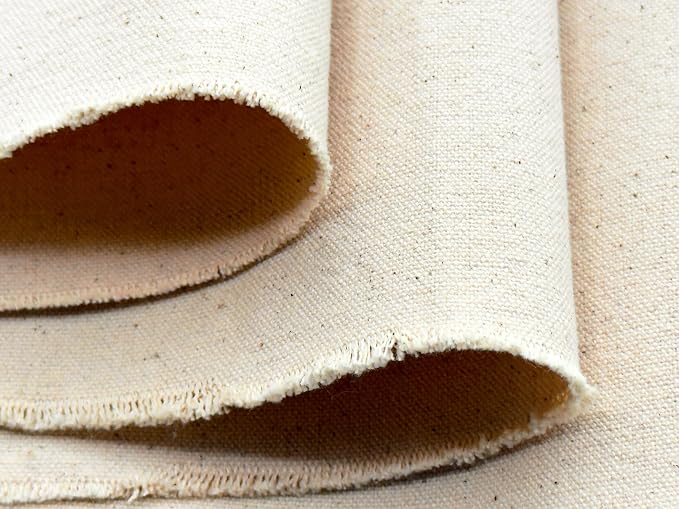 EOVEA | Canvas Fabric by The Yard - Cotton Duck, Heavy Duty, Natural, 62'' Wide & Breathable Material Bags, Crafts, Projects,Covers,Placemats(12oz Natural, 10 Yard) - Image 4