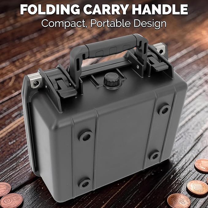 CASEMATIX Graded Coin Case Compatible with 40+ PCGS or NGC Coin Slabs, Waterproof Coin Storage Box with Customizable Foam Interior Will Fit Most Coin Holders for Collectors and Collection Supplies, - Image 9