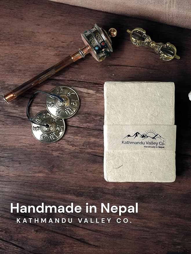 Handmade Lokta Card Stock 5x7 Inch Deckle Edge Paper (100 Sheets) | Kathmandu Valley Co. tree-free cardstock, decorative DIY invitations, vintage stationery, made in Nepal - Image 6