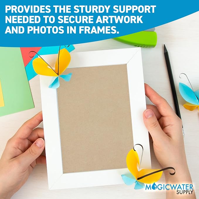 MagicWater Chipboard Sheet - 11x17 inch - 22 pt - 0.022" Thick - 100 Pack | For DIY Projects, Heavy Duty Kraft, Paperboard for Scrapbooking, Books, Picture Frame Backing, Art Projects & Crafts - Image 6