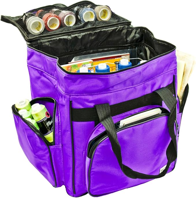 Tutto Fabric/Accessory Bag (Purple) - Image 6