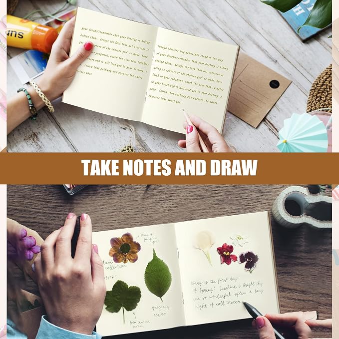 Thenshop 150 Pack Mini Notebooks Bulk 4x4 Inch Blank Pocket Journals,Kraft | Unlined Pages with 24 Sheets Each Compact Journals for Kids Students Classroom Rewards Party Favors Travel Notes Creative - Image 5