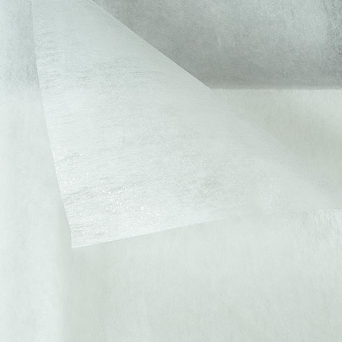 FT Fashion Track Fusible Interfacing for Sewing, (36 x 196/5 Yard) White Medium Weight Iron-on Non-Woven Polyester Single-Sided Fabric by The Yard for Sewing, Embroidery & Craft Supplies - Image 8