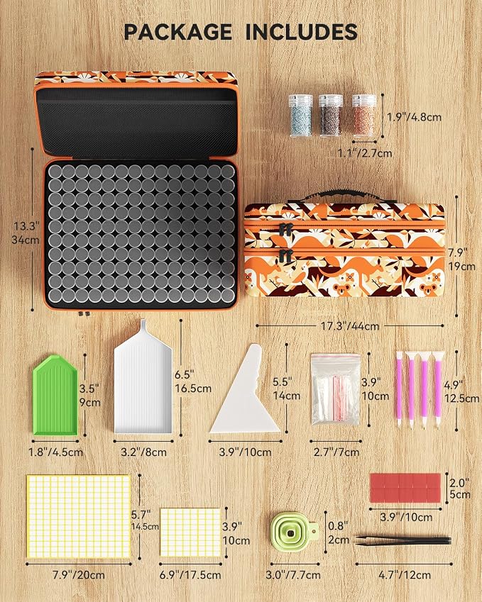 ARTDOT 420 Slots Storage Container for Diamond Art Kits for Adults,Portable Bead Storage Boxes for Diamond Painting Accessories and Tools - Image 4