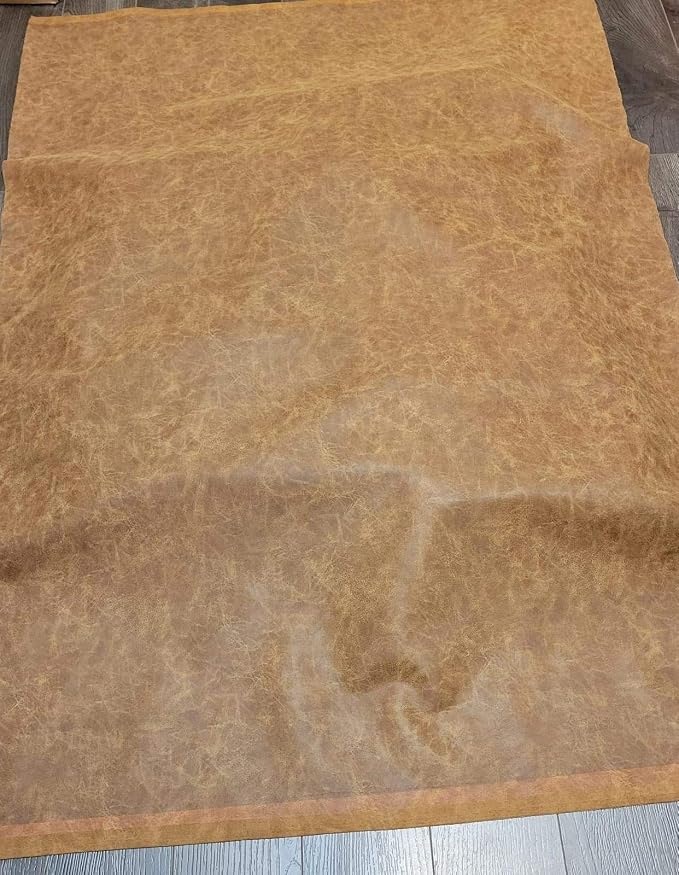 NAT Leathers | Acorn Soft Faux Leather Upholstery Fabric (Peta Approved Vegan) | 10 Yards Cut by The Yard | Synthetic PU Pleather 0.9mm Smooth | 360"x54" - Image 3