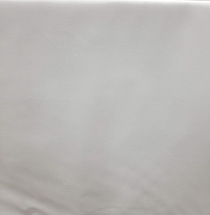 NAT Leathers | White Soft Faux Vegan Leather PU (Peta Approved Vegan) | 3 Yard (108 x 54 inch) Cut by The Yard | Synthetic Pleather Nappa 0.9 mm Smooth Upholstery | 108"x54" - Image 3