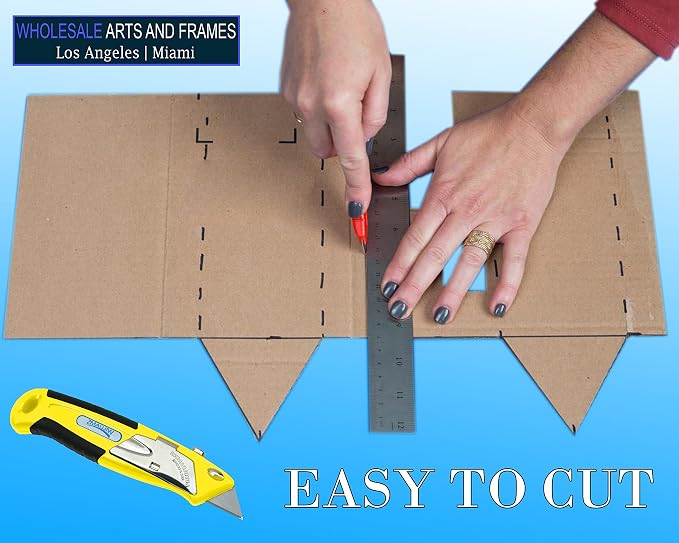 9x9 Large Cardboard Sheets Target Backer 10 Pack 3/16" Thick Corrugated Cardboard Blanks 9x9 Flat Cardboard Dividers, Inserts for Mailers Hard Sheets for Packing, Mailing, Moving, Shipping, Crafts - Image 4