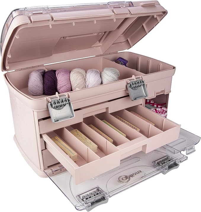 Large Three Drawer Organization System - Two Small Utility Stows | Battery, Jewelry, Small Parts, Craft, Sewing, Paint, Collectibles Storage - Image 3