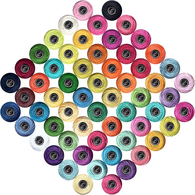 Crochet Thread Classic 60 Colors by COLORED+BIRD