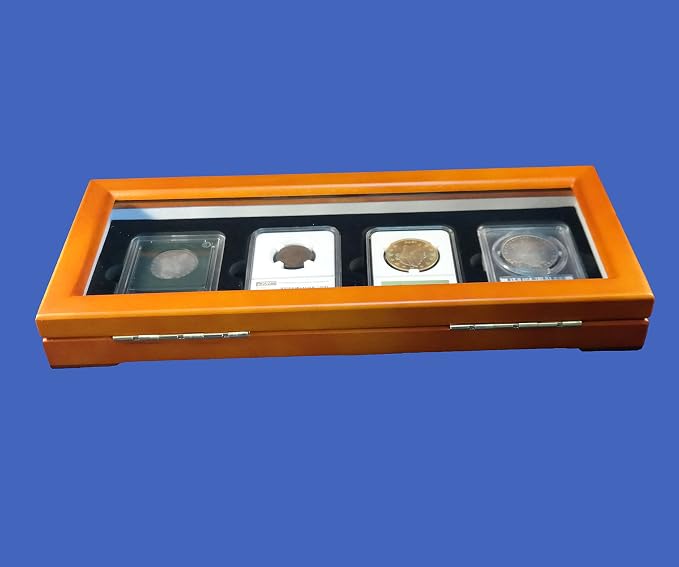 Guardhouse Glass Top Certified Coin Display Box (4 Coins) - Image 6