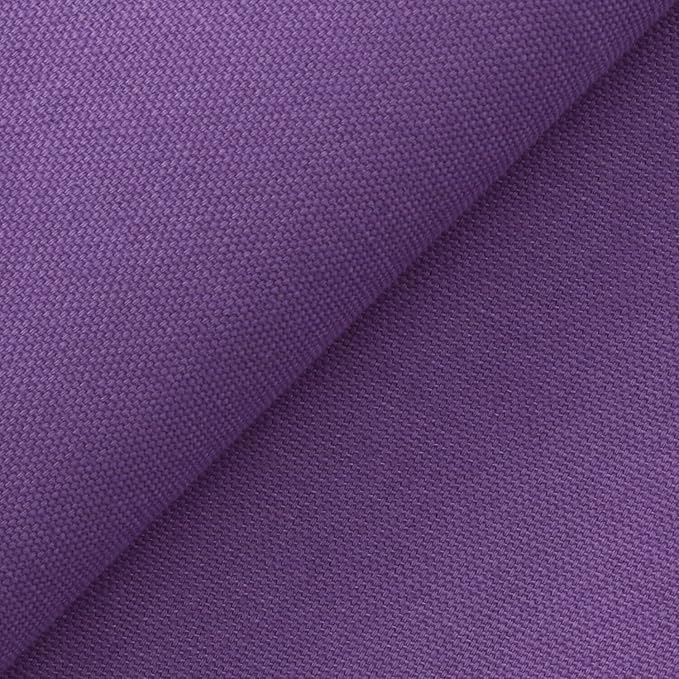 Cotton Duck Canvas Fabric Heavy Duty Outdoor 10 Oz Thick Cloth Material By The Yard & Roll Wholesale - Purple (5 Yards) by FWD