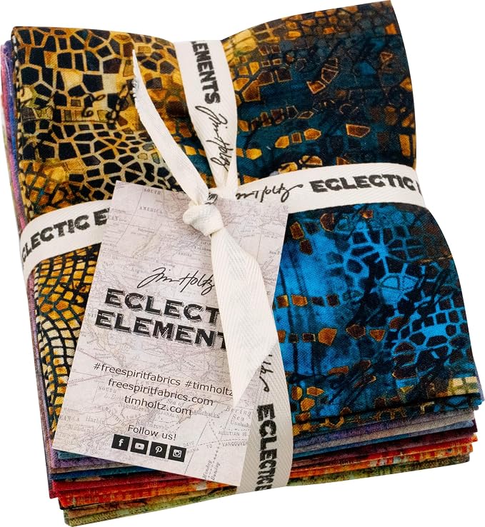 Abandoned 2 Fat Quarter Bundle (10 Pieces) by Tim Holtz Eclectic Elements for FreeSpirit (FB4FQTH.ABANDONED2) by Unknown