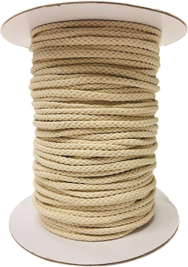 Beyond Trim Drawstring Cord Rope - 100% Cotton Replacement Piping Drawcord Clothing Sewing DIY Crafts 64B Natural 30 Yards by Beyond+Trim