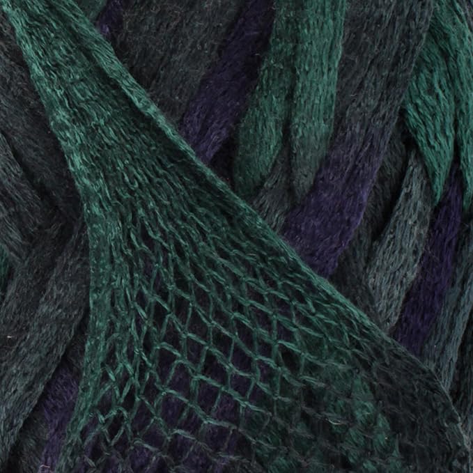 JubileeYarn Mesh Fishnet Yarn - 200g/Skein Chunky Acrylic - Moss - 2 Skeins - Image 2