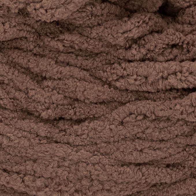Lion Brand Yarn, Cover Story Blanket Yarn, Bark, Brown, 1 Pack | Soft Super Bulky Thick Blanket Crochet & Knit Fiber for Chunky Afghans, Plush Amigurumi Stuffed Animals, Pillows - Image 2