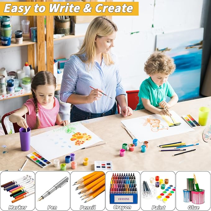 100 Pcs 14 x 18 In Poster Board White Poster Board Paper Bulk 250 GSM Thickness Vision Boards Smart PosterBoard for Drawing School Arts Craft Projects Presentations Scrapbooking Blank Graphic Display - Image 3