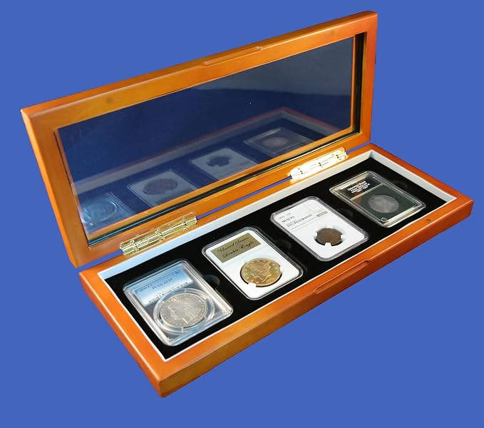 Guardhouse Glass Top Certified Coin Display Box (4 Coins) - Image 4