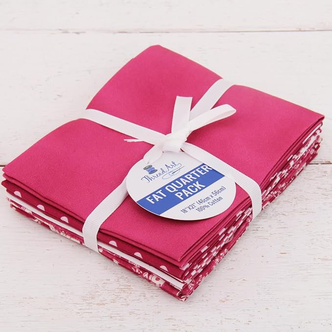 Threadart Cotton Quilting Fabric, Fat Quarter Grab Bag | Cotton fabric for quilting, sewing, crafts and home decor. Smooth woven fabric cuts cleanly for handmade projects. - Image 2