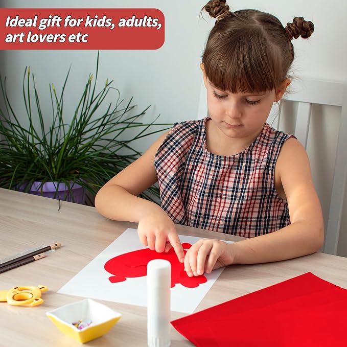 100 Sheets Red Card Stock 8.5 x 11in,250GSM 92lb Red Cardstock Card Stock Construction Paper,Heavy Weight Printer Paper for Invitations, Stationery Printing, Scrapbooking,Crafts, DIY Cards - Image 6