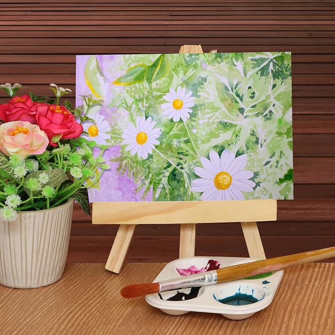 Aodaer 8 Pack Wood Panels 8 x 12 Inch Wooden Panels Canvas Unfinished Craft Wood Boards Panels for Art Crafts Acrylic and Oil Painting Pouring DIY Projects - Image 7