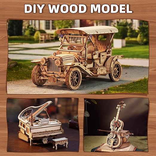 Rowood Cherry Plywood Sheets for Laser Cutting,12x12x1/8inch,6 Pack 3mm Thin Unfinished Wood Crafts for Laser Engraving Blanks and DIY Ornaments and Architectural Model - Image 4