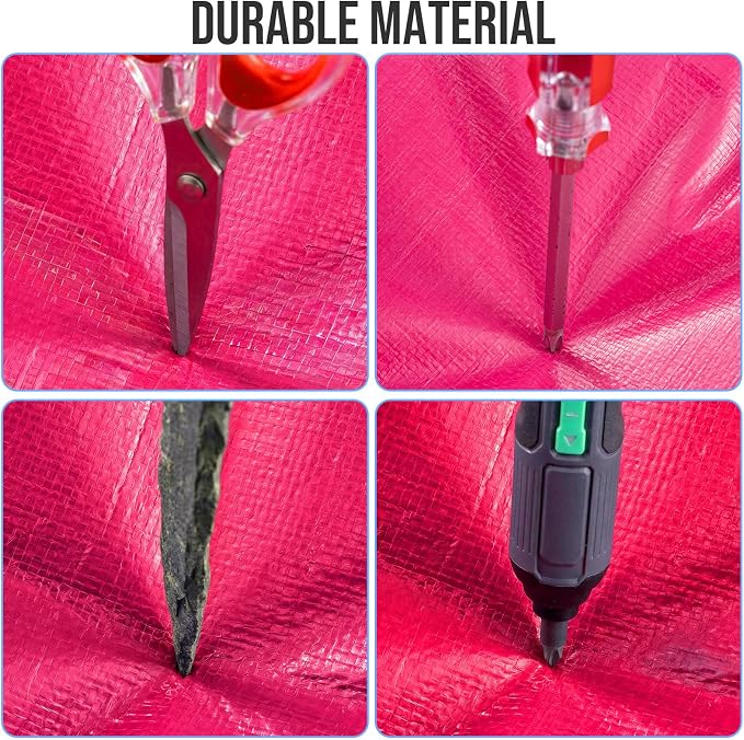 TAILI 10 Pack Pink Extra Large Moving Bags,Storage Bags with Visible Window | 93L Heavy Duty Totes For Home Storage,Wrap Around Handles,Alternative to Moving Boxes, College Dorm,Perfect for Moving - Image 9