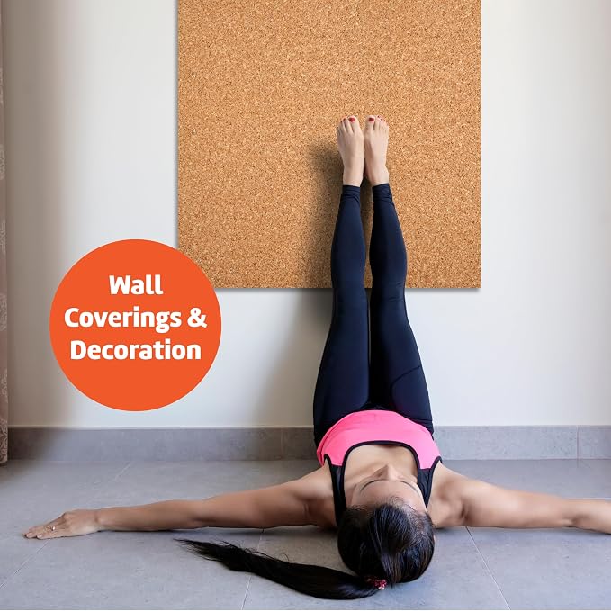 Flipside Products Cork Roll 4' x 12' x 6MM - DIY Bulletin Board, Wall Accent, Dart Board Backing - Environmentally Friendly, Self-Healing Cork - Image 7