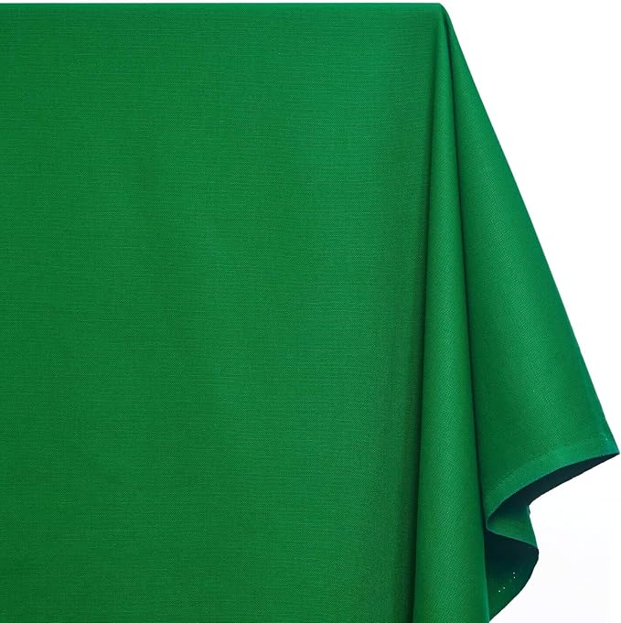 Cotton Duck Canvas Fabric Heavy Duty Outdoor 10 Oz Thick Cloth Material By The Yard & Roll Wholesale - Kelly Green (5 Yards) - Image 2