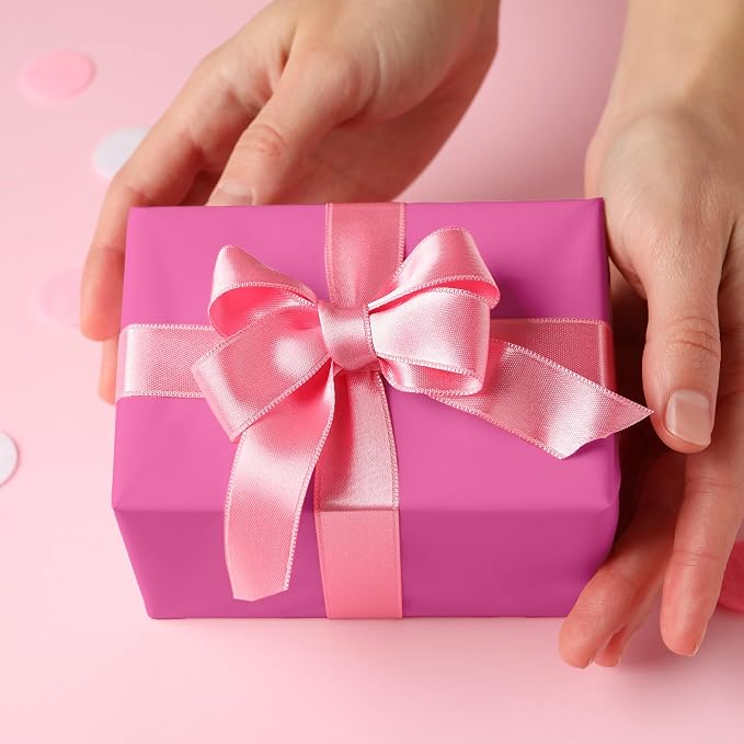Pink Tissue Paper for Gift Bags - 1000 Sheets 20 X 30 Inch Wrapping Tissue Paper Bulk Red Packaging Paper for Gift Wrap Art Crafts DIY Filler Flower Valentines Christmas Birthday Wedding - Image 2