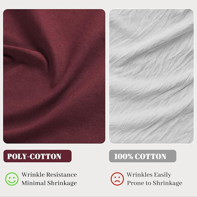Canvas Fabric 10oz Cotton Upholstery Fabric Drop Cloth 59x36Inch Wine Red | Soft Duck Canvas Cloth, Thick Cotton Fabric By the Yard for Painting, Embroidery, Sewing, Cushion, Home Decor, Arts & Crafts - Image 3