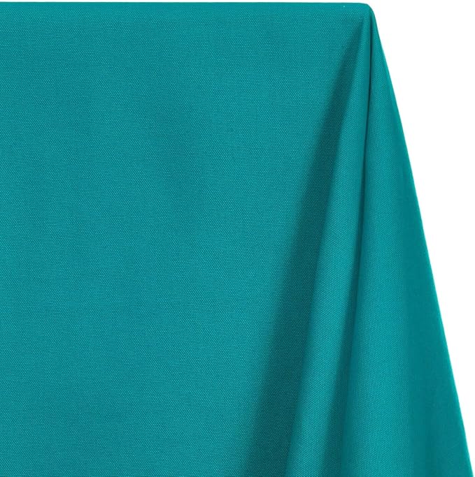 Cotton Duck Canvas Fabric Heavy Duty Outdoor 10 Oz Thick Cloth Material By The Yard & Roll Wholesale - Turquoise (10 Yards) - Image 2