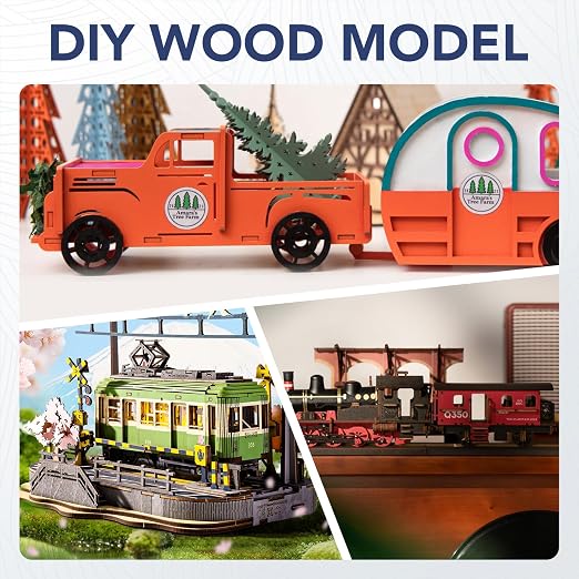 Rowood Colored Plywood Sheets for Laser Cutting,12x16x1/8inch,7 Pack 3mm Thin Unfinished Wood Crafts for Laser Engraving and DIY Ornaments and Architectural Model-Red/Orange/Yellow/Blue-WB125 - Image 6