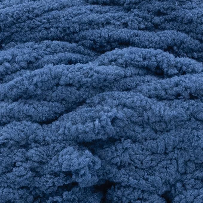 Lion Brand Yarn, Cover Story Blanket Yarn, River, Blue, 1 Pack | Soft Super Bulky Thick Blanket Crochet & Knit Fiber for Chunky Afghans, Plush Amigurumi Stuffed Animals, Pillows - Image 2