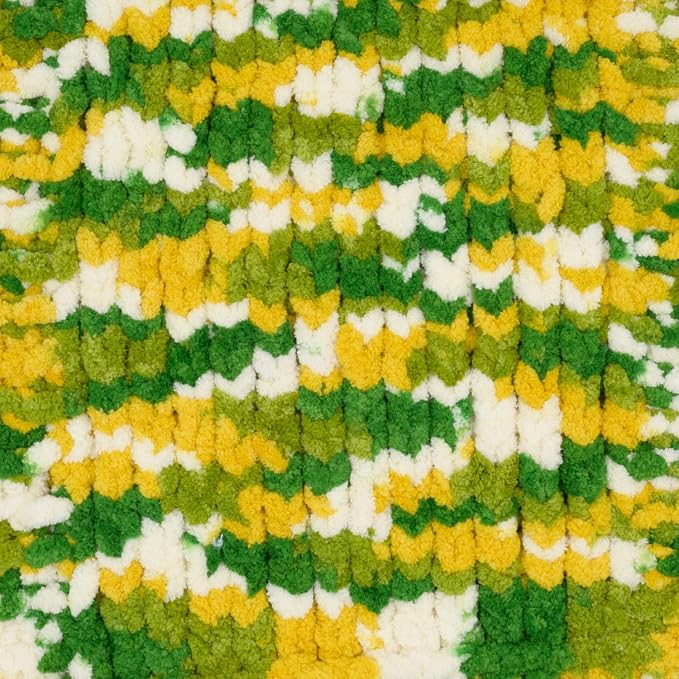Lion Brand Yarn, Cover Story Blanket Yarn, Lucky Clover, Multicolor, 1 Pack | Soft Super Bulky Blanket Crochet & Knit Fiber for Chunky Afghans, Plush Amigurumi Stuffed Animals, Pillows, St. Patrick's Day - Image 2