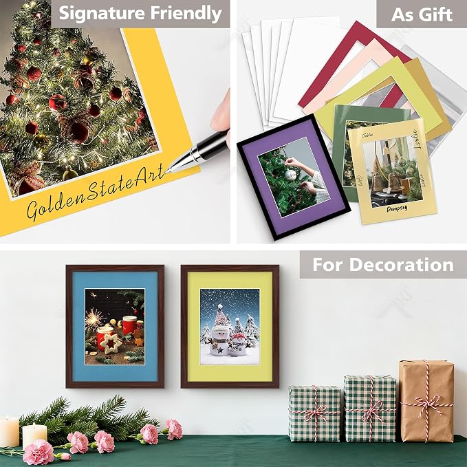 Golden State Art 11x14 Pack of 25 Mixed Colors Complete Set with White Core - Image 6