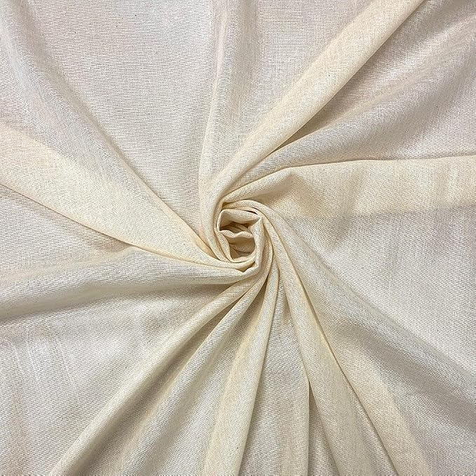 FT Cheesecloth Cotton Muslin Fabric 36" Straining Cloth (1 Yard, Natural) | Reusable Hemmed Grade 90 Unbleached Cotton Cheesecloth for Straining, Cold Brew Coffee, Cooking, Filtering & Kitchen Use by FTFashionTrack