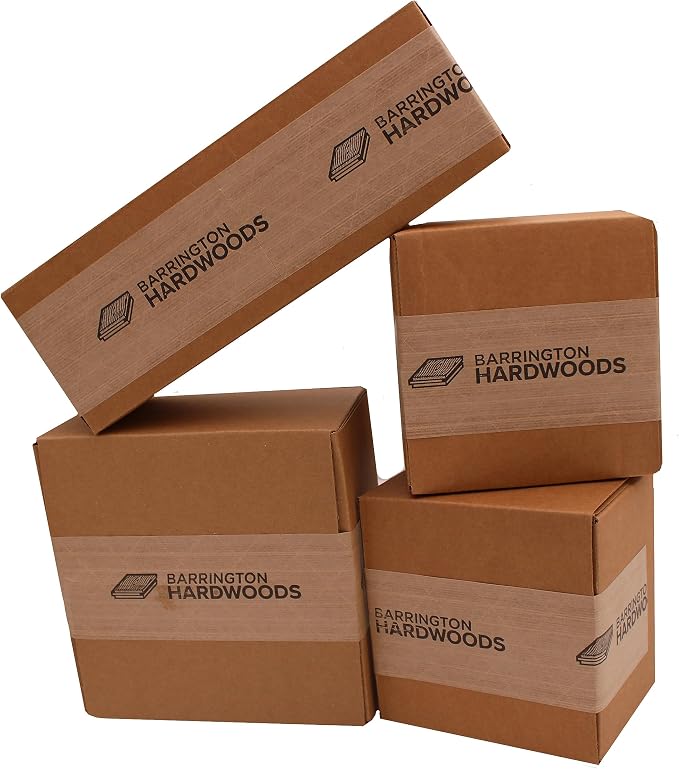 Imported Exotic Hardwood Variety Pack - Red Zebrawood, Purpleheart, Padauk, Okoume - 3/4" x 2" (8 Pcs) (3/4" x 2" x 24") - Image 4
