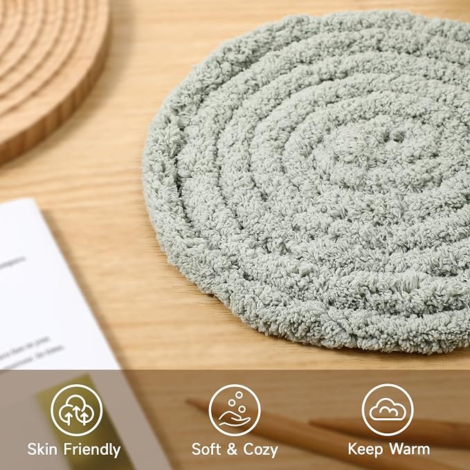 8 Pack Khaki Chunky Chenille Yarn for Crocheting, Blanket Extra Thick Yarn, Super Bulky Large Soft Fluffy Plush Fuzzy Thick Chenille Yarn-1 Pack of 226g/7.97oz- Knitting/Crochet-Khaki - Image 6