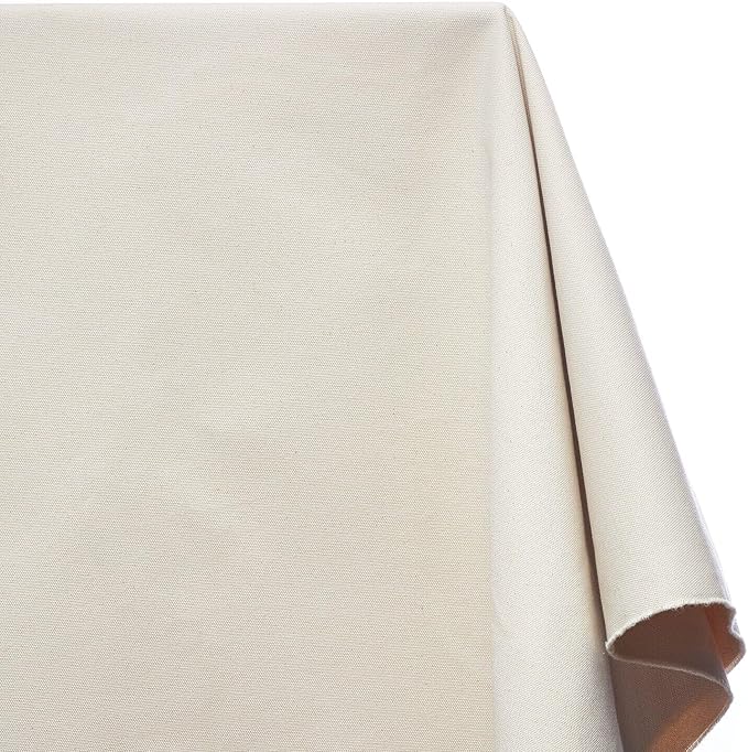 Cotton Duck Canvas Fabric Heavy Duty Thick Natural Cloth Material By The Yard Bulk Wholesale - Natural #8 (18 oz), 5 Yards by FWD