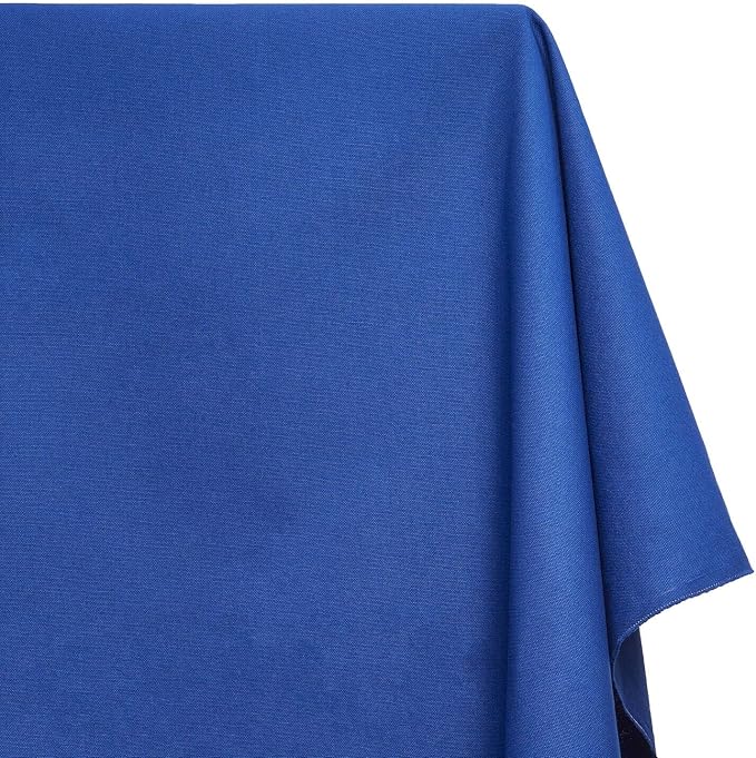 Cotton Duck Canvas Fabric Heavy Duty Outdoor 10 Oz Thick Cloth Material By The Yard & Roll Wholesale - Royal Blue (1 Yard) - Image 3