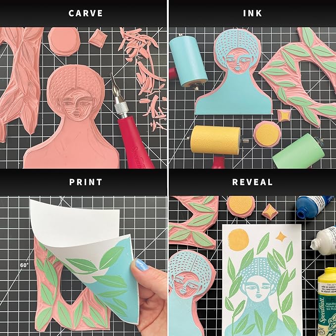 Speedball Water-Soluble Block Printing Ink, 5-Ounce Tube (Violet)