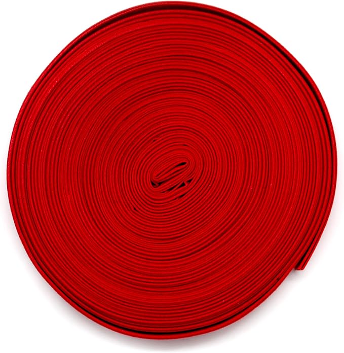 1/2" Wide Double-fold Bias Tape ~ Poly Cotton (3 Yards, Red) - Image 2