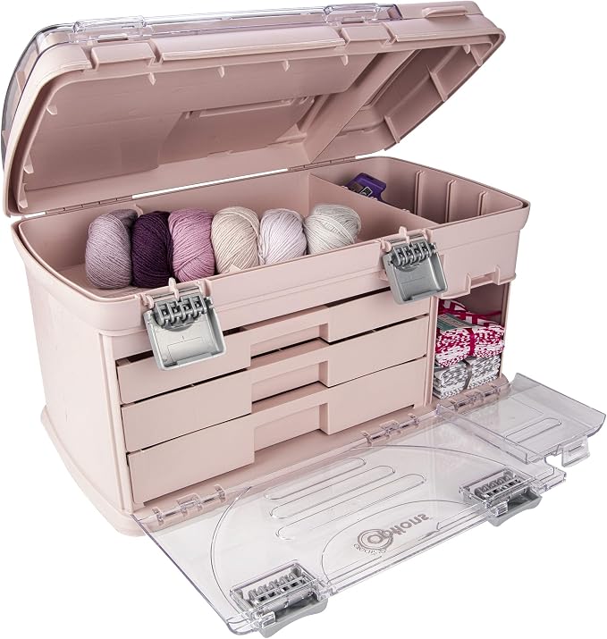Large Three Drawer Organization System - Two Small Utility Stows | Battery, Jewelry, Small Parts, Craft, Sewing, Paint, Collectibles Storage by Unknown
