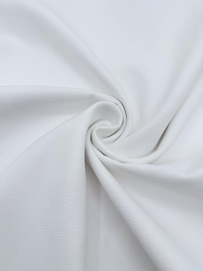 EOVEA | Canvas Fabric by The Yard - Cotton Duck, Medium Weight, White, 62'' Wide & Breathable Material Bags, Crafts, Projects,Covers,Placemats(7ozWhite,7 Yard) by EOVEA